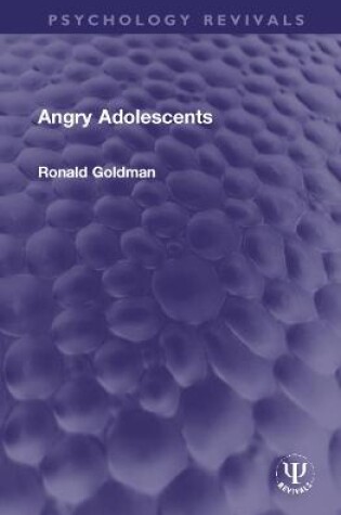 Cover of Angry Adolescents