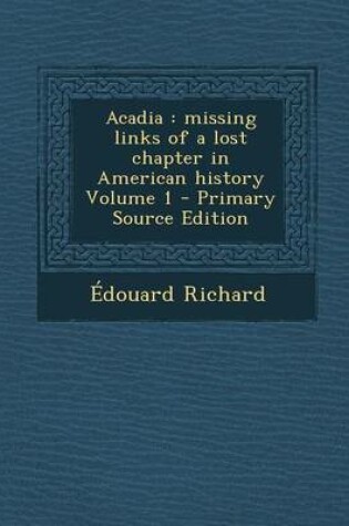 Cover of Acadia