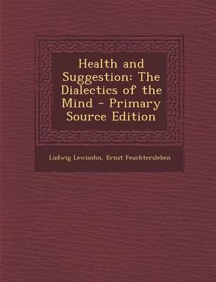 Book cover for Health and Suggestion