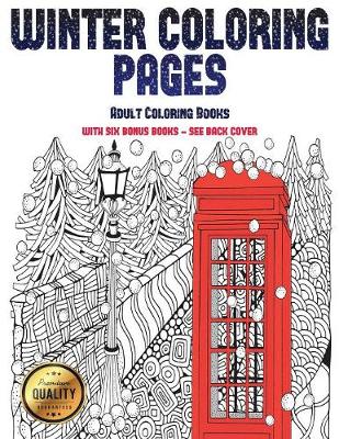 Book cover for Adult Coloring Books (Winter Coloring Pages)