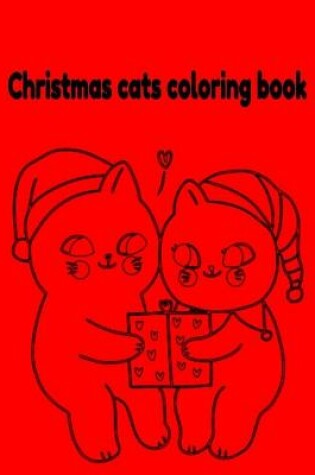 Cover of Christmas cats coloring book