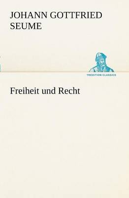 Book cover for Freiheit Und Recht