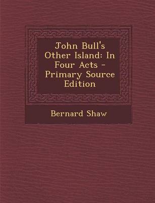 Book cover for John Bull's Other Island