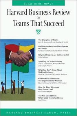 Book cover for "Harvard Business Review" on Teams That Succeed