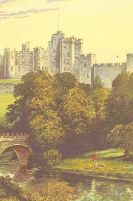 Cover of Journal Vintage Castle Bridge Rolling Hills Fairy Tale Medieval Historical