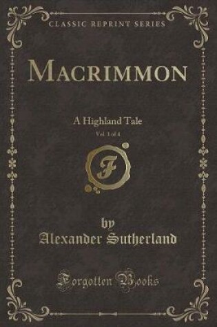 Cover of Macrimmon, Vol. 1 of 4