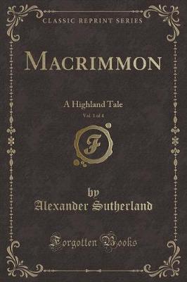 Book cover for Macrimmon, Vol. 1 of 4