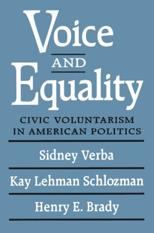 Book cover for Voice and Equality