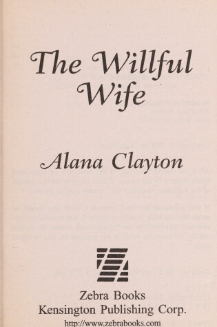 Cover of Willful Wife