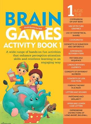 Book cover for Brain Games Activity Book 1(Level-1)