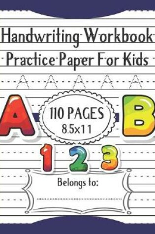 Cover of Handwriting Workbook for Kids