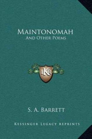 Cover of Maintonomah
