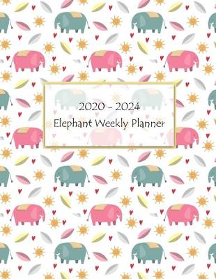 Book cover for 2020-2024 Elephant Weekly Planner