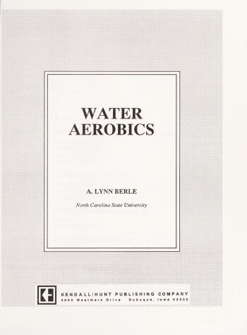 Cover of Water Aerobics