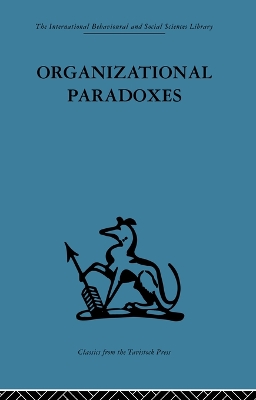 Book cover for Organizational Paradoxes