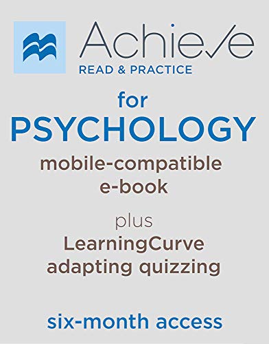 Book cover for Achieve Read & Practice for Psychology (1-Term Access)