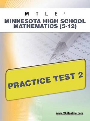 Book cover for Mtle Minnesota High School Mathematics (5-12) Practice Test 2