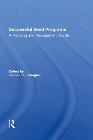 Cover of Successful Seed Programs