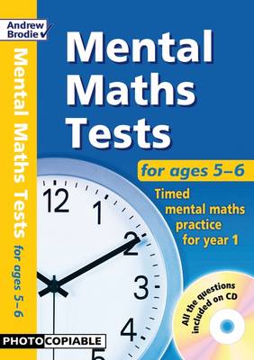 Book cover for Mental Maths Tests for ages 5-6