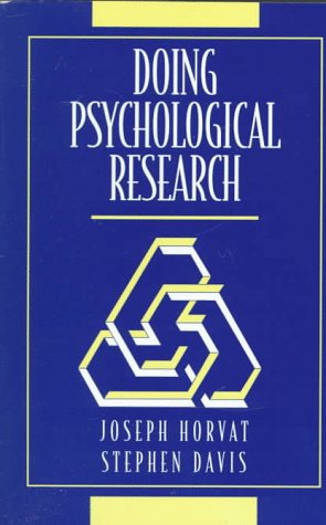 Book cover for Doing Psychological Research