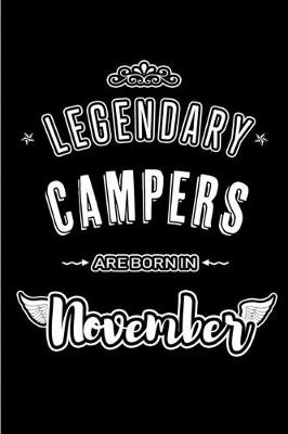 Book cover for Legendary Campers are born in November