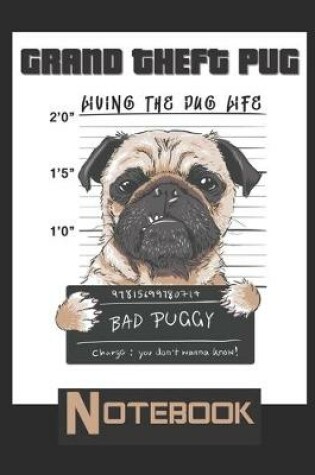Cover of Cute Pug Puppy Dog Notebook