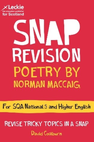 Cover of National 5/Higher English Revision: Poetry by Norman MacCaig