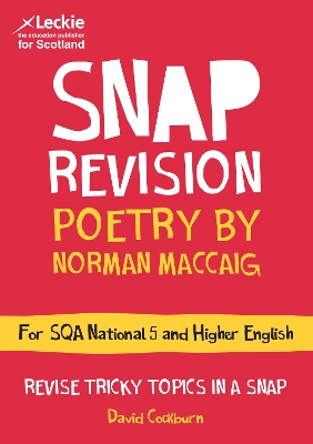 Book cover for National 5/Higher English Revision: Poetry by Norman MacCaig