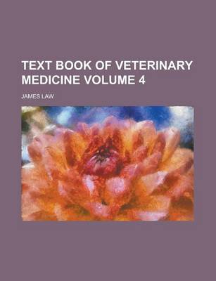 Book cover for Text Book of Veterinary Medicine Volume 4