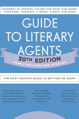 Cover of Guide to Literary Agents 30th Edition