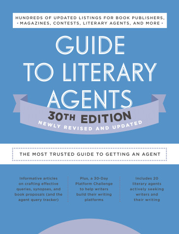 Book cover for Guide to Literary Agents 30th Edition