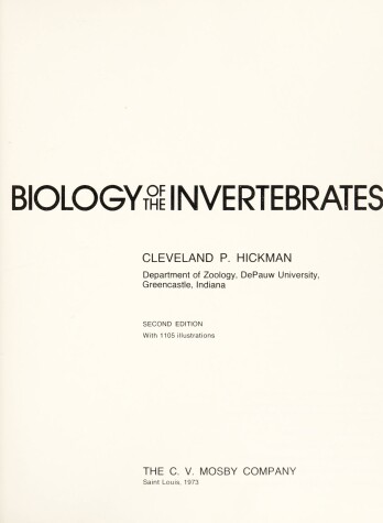 Book cover for Biology of the Invertebrates