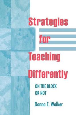 Book cover for Strategies for Teaching Differently