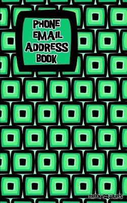 Book cover for Green Squares Address Book