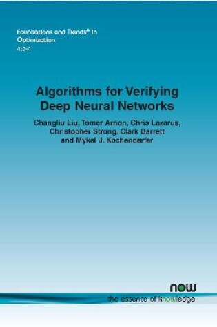 Cover of Algorithms for Verifying Deep Neural Networks