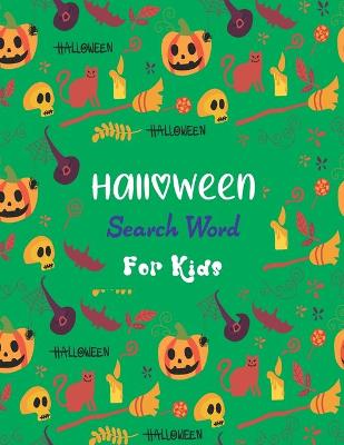 Book cover for Halloween Search Word For Kids