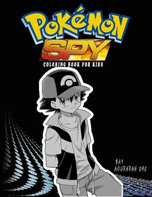 Book cover for Spy Pokemon coloring book for kids