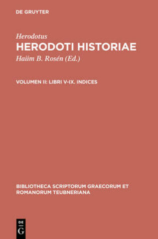 Cover of Libri V-IX. Indices