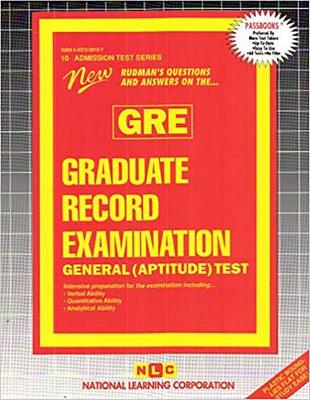 Book cover for GRADUATE RECORD EXAMINATION-GENERAL (APTITUDE) TEST (GRE)
