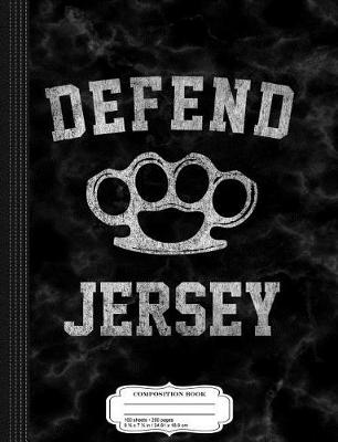 Book cover for Vintage Defend New Jersey Composition Notebook