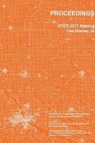 Cover of BTES 2017 Proceedings