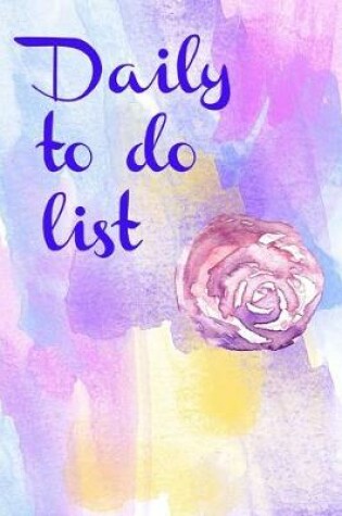 Cover of Daily to do List