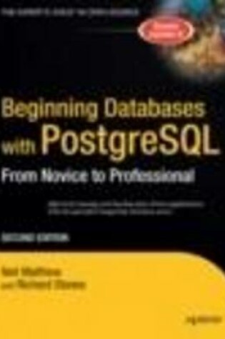 Cover of Beginning Databases with PostgreSQL