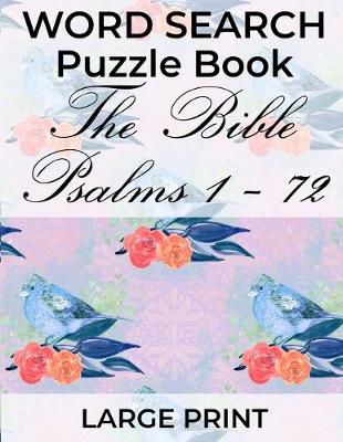 Book cover for Word Search Puzzle Book The Bible Psalms 1-72