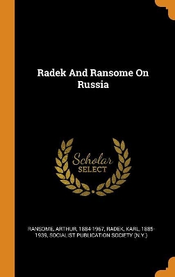 Book cover for Radek and Ransome on Russia