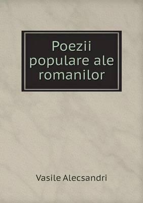 Book cover for Poezii populare ale romanilor