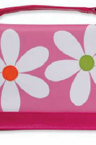 Cover of Microfiber Daisy Pink Zipper Pocket Large