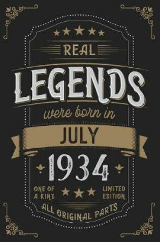 Cover of Real Legends were born in July 1934