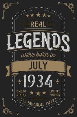 Book cover for Real Legends were born in July 1934