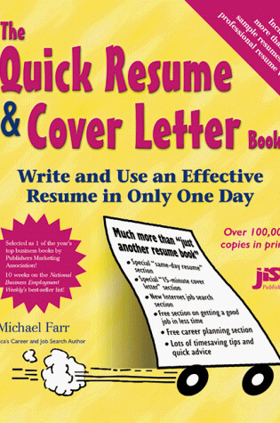 Cover of The Quick Resume & Cover Letter Book